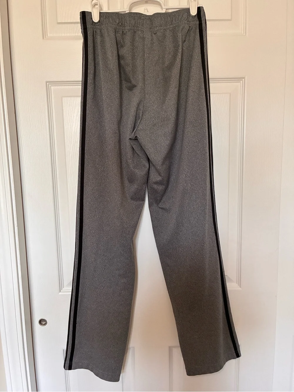 Adidas Gray Sweatpants Track Jogging Pants 3 stripe Athletic Mens Size Small